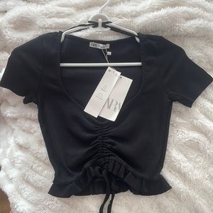 Zara black shirt in size small